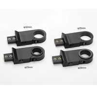 SCHOTT ファイバ照明LED光源 円形支柱取り付け用ブラケット φ29 120229 1個 2-2850-15（直送品）