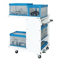 サカエ ピッキングカート(ネスティング仕様/フロアストッパー付) PCN-1073FW 1台（直送品）