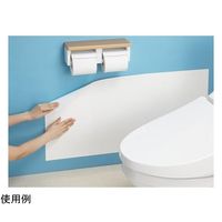 カウネット はがして交換 トイレの壁面汚れ防止シート 2枚入 43077236 1箱(2枚) 64-9364-67（直送品）
