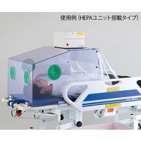 アズワン エアロゾルボックス(マニュアルストレッチャー対応) HEPAユニット搭載タイプ 7-9192-02 1個（直送品）