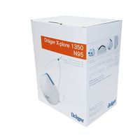 ドレーゲル N95マスク 20枚×5箱入 M/L X-plore1350 1ケース(100枚) 64-9633-47（直送品）