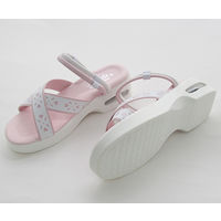 ティティメディカル ハートクロスベルトエアーソールサンダル ピンク L(23.5~24.0cm) 16113 1足 62-9235-24（直送品）