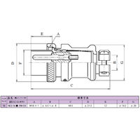 七星科学研究所 メタルコンセント NCS-163-PM-CH 1個 63-3031-31（直送品）