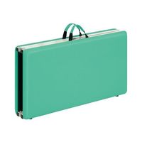 アズワン 折りたたみ診察台 500×1800×600mm ライトグリーン TPE-H50PG 1個 7-9670-04（直送品）