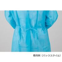 アズワン アイソレーションガウン(少量・箱入り) 得々 ブルー 20箱入 IG-B 1ケース(20箱) 7-9254-52（直送品）