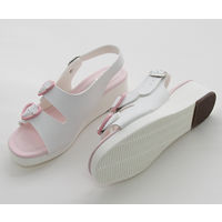 ティティメディカル ハート2バックルサンダル ピンク M(22.5~23.0cm) 12412 1足 62-9235-55（直送品）