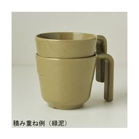 関東プラスチック工業 粉引 ユニバーサルマグカップ MN-650 1個 64-7759-41（直送品）