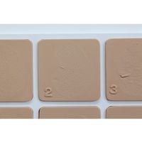 ビューラックス 目尻シワ模型 8段 ウレタン No.145-2 1枚 64-0695-29（直送品）