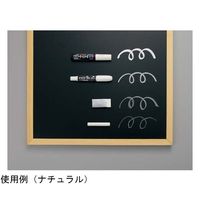 カウネット 両面黒板 ダークブラウン 幅450高さ600mm 41763810 1枚 64-9359-39（直送品）