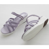 ティティメディカル マルチストラップ2WAYサンダル パープル LL(24.5~25.0cm) 106844 1足 62-9235-81（直送品）