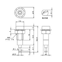サトーパーツ チップジャック 黒 TJ-10-A-B 1個 63-3148-08（直送品）