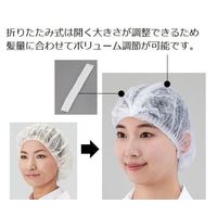 アズワン ディスポキャップ 折りたたみタイプ 100枚入 2-7364-11 1箱(100枚)（直送品）