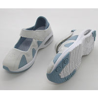 ティティメディカル エアーパルフェシューズ サイドメッシュ サックス S(21.5~22.0cm) 176471 1足 62-9234-73（直送品）