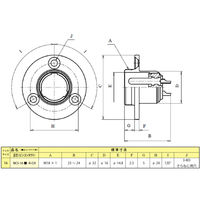 七星科学研究所 メタルコンセント NCS-164-R-CH 1個 63-3031-36（直送品）