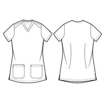 PURPLE LABEL スクラブトップス JILL LL相当 ロイヤルブルー 2320-L-Ro 1枚（直送品）