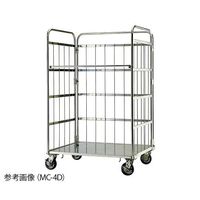 テックサス ステンレスロールボックスパレット マイティキャリー 1100×810×1700mm MC-4D 1台 4-1928-04（直送品）