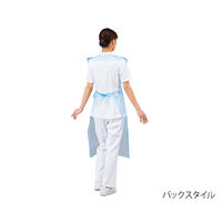 アズワン プロシェア業務用エプロン 青 100枚×10箱 7-6263-02 1ケース(1000枚)（直送品）