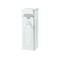 アズワン アルミスポーツボトル500(カラビナ付) ブラック 60個 64-4007-44 1箱(60個)（直送品）