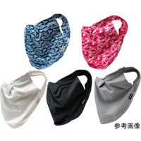 室谷 息がしやすいマスク フェイスマスク ホワイト 接触冷感 UVカット(UPF50+) 65-0509-04 1枚（直送品）