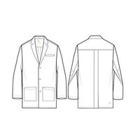 Krazy Kat Sportswear THE WHITE COAT メンズ白衣(モダニストシリーズ) L相当 5100-M 1枚（直送品）