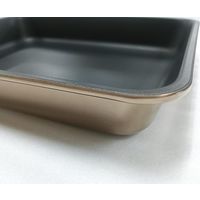 ホクリク総業 18ー8ステンレス角バット 576×368×90mm 内面1コートフッ素付 11833004FN 1個 64-9621-53（直送品）