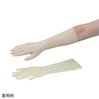 アズワン ラテックススーパーロング手袋(パウダーフリー)滅菌済 L 1袋(50枚入) LSG415L-S 1袋(50枚) 8-984-04（直送品）