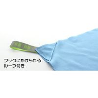 名古屋眼鏡 抗菌 業務用メガネ拭き (ループ付き) ライトブルー 3087-01 1枚 65-0253-29（直送品）