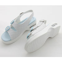 ティティメディカル キルティングエアーソールサンダル サックス M(22.5~23.0cm) 17622 1足 62-9235-43（直送品）