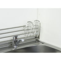 田窪工業所 マルチスタンド グラススタンド まな板立て ステンレス 棚小物シリーズ 319873 1個（直送品）