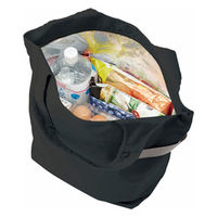 トレードワークス エコバッグ クルリト クーラーマルシェバッグ MOTTERU ベルト付き チャコールブラック 407968 1個（直送品）