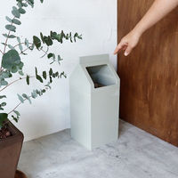 ヤマト工芸 ゴミ箱 7.8L ミルドットシー グレー 419841 1個（直送品）