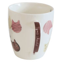 ノアファミリー マグカップ 250ml たまショコラ 磁器 ピンク 473205 1個（直送品）