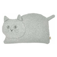 ティーライフ ブランケット インクッション にゃふにゃふ 100x70cm ネコ グレー 473643 1個（直送品）