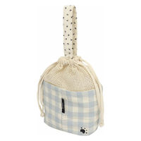 ノアファミリー ポーチ ネコミミ 巾着ポーチ ネコ ブルー 476585 1個（直送品）