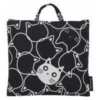 ノアファミリー エコバッグ モノたま Lサイズ 面テープ止め ブラック 476634 1個（直送品）