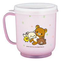 小森樹脂 コップ 300ml 蓋付カラーコップ リラックマ ピンク 486572 1個（直送品）