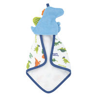 スケーター ハンドタオル マスコット付き タオル 赤ちゃん スピノサウルス 490495 1個（直送品）