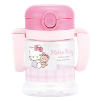 スケーター ストローマグ 折りたたみ 260ml ハローキティ 両手ハンドル付き 490614 1個（直送品）