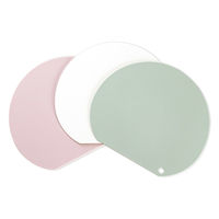 伊原企販 まな板 かまぼこ型 抗菌 日本製 刃当たりなめらか抗菌まな板 スモーキーピンク 396813 1個（直送品）