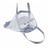 ノアファミリー エコバッグ メッシュ エコショルダーバッグ 折りたたみ グレー 476609 1個（直送品）