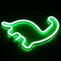 ダルトン ソーラーライト ソーラーネオンライト 恐竜 490126 1個（直送品）