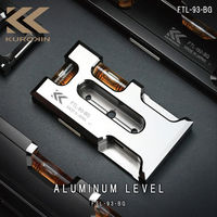 フジ矢 アルミ水平器 スイッチボックス用 FTL-93-BG 1個（直送品）