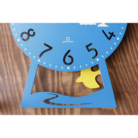 ヤマト工芸 振り子時計 木製 CHILD clock はと 壁掛け 時計 子供 アナログ 知育 246543 1個（直送品）