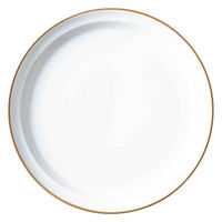 丸利玉樹利喜蔵商店 プレート 22cm L エッジライン 陶器 食器 ホワイト 288119 1個（直送品）