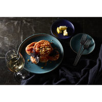 丸利玉樹利喜蔵商店 プレート 14cm Blueシリーズ 陶器 食器 笠間焼 日本製 ターコイズ 293020 1個（直送品）