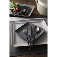 丸利玉樹利喜蔵商店 ランチョンマット 4枚セット 30×45cm エッジライン Edge Line グレー 327407 1個（直送品）