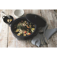 丸利玉樹利喜蔵商店 土鍋 8号 直火専用 TOTE トート 直火土鍋 M 2L ブラック 368802 1個（直送品）