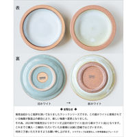 丸利玉樹利喜蔵商店 プレート 18cm Rashic 陶器 美濃焼 ホワイト 387743 1個（直送品）