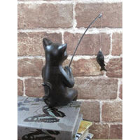 東洋石創 オブジェ フィッシング ねこ 11040 388930 1個（直送品）