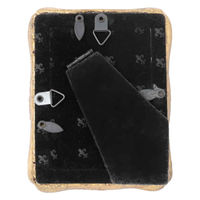 東京かんかん フォトフレーム スクエアフォトフレーム 窓サイズ5.5×8cm ブラック 396326 1個（直送品）